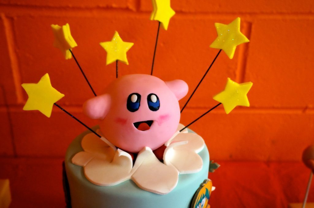 Kirby Birthday Cake