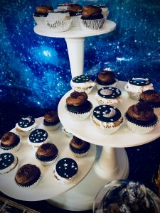 Space Fondant Cupcake Toppers